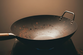 Light Rust Carbon Steel Wok 300x200